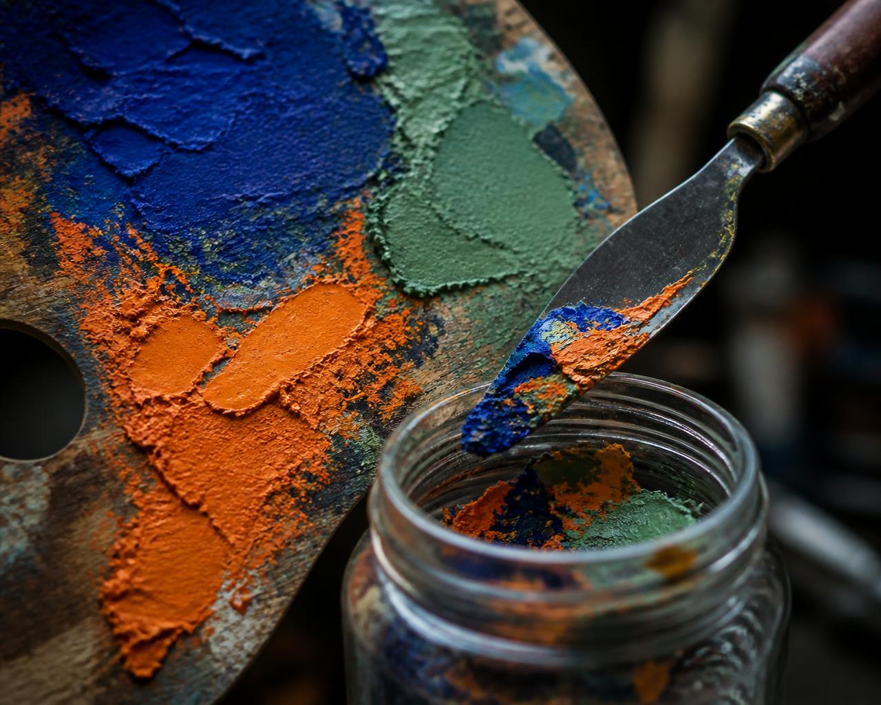 Waste Paint, Reused