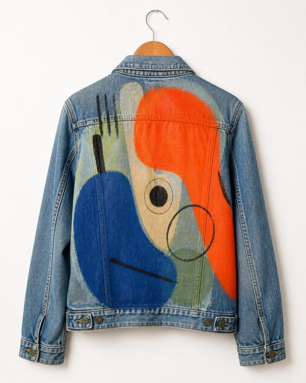 Hand-Painted Denim Jacket