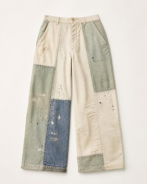 Upcycled Panel Trousers