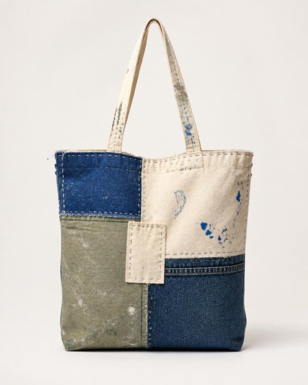 Hand-Sewn Patchwork Tote